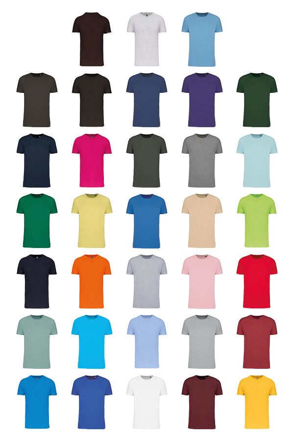 T-shirt personnalisable Belibrod en coton bio - Disponible 33 couleurs - Marque Kariban