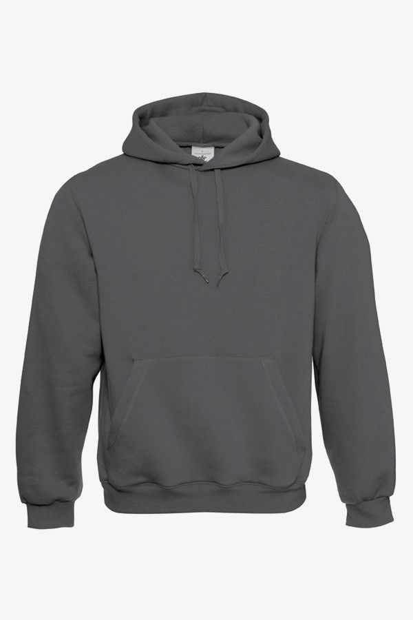 Sweat-shirt personnalisable à capuche - Unisexe - Packshot - Couleur steel - Marque B&C