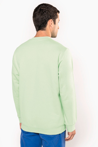 Sweat-shirt col rond unisexe personnalisable. Vue de dos. Marque Kariban. Sweat-shirt col rond unisexe personnalisable. Vue de dos. Marque Kariban.