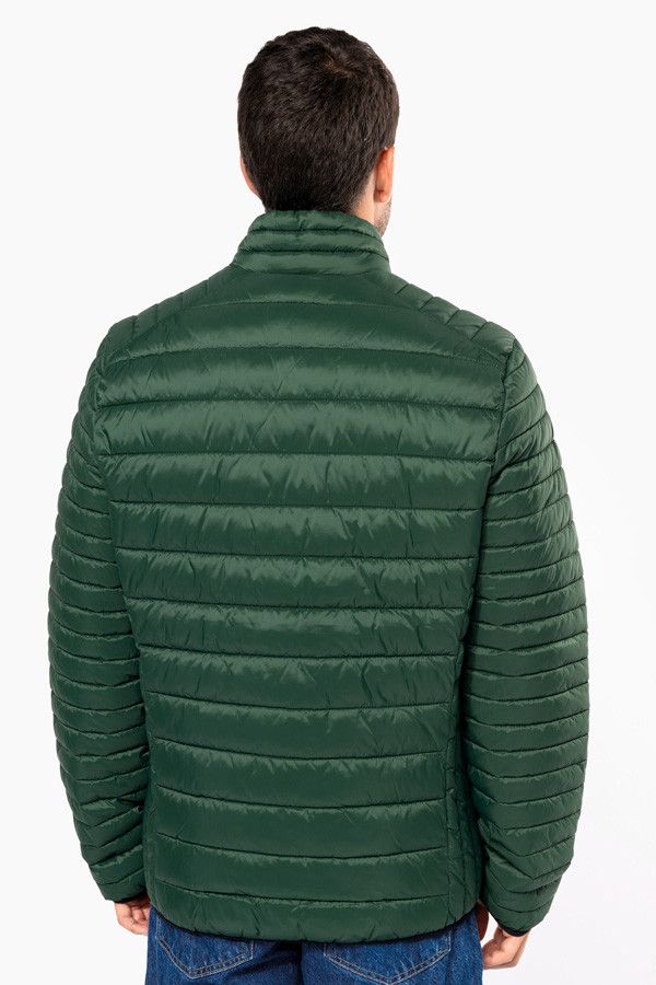 Dos de doudoune à broder. Couleur vert - Marque Kariban