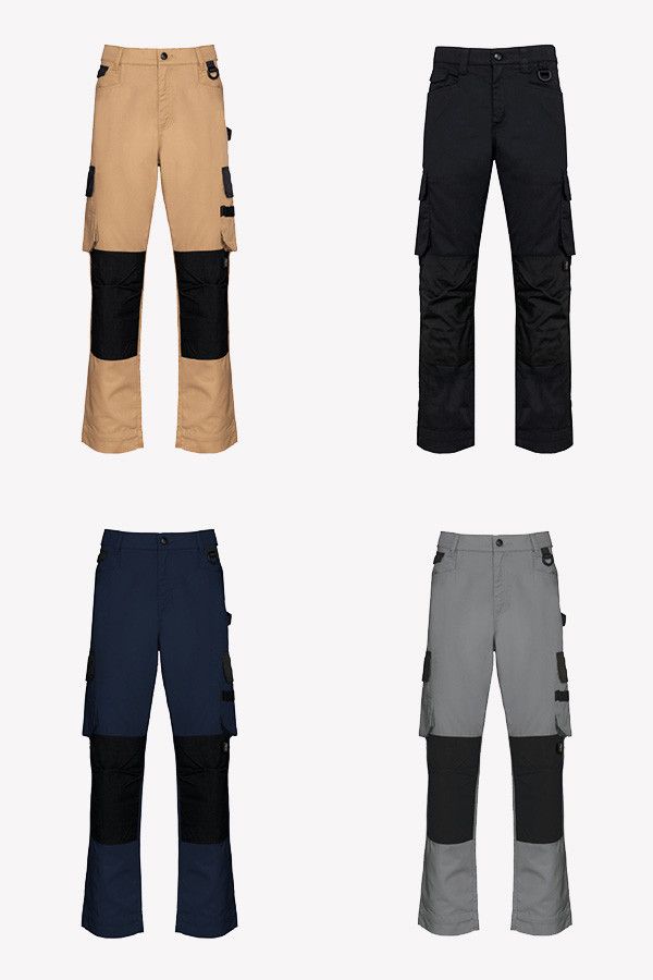 Nuancier déclinaison pantalon de travail personnalisable - 4 couleurs disponibles