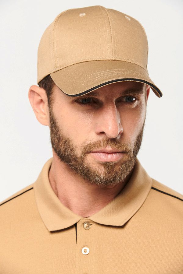 Casquette liseré contrasté