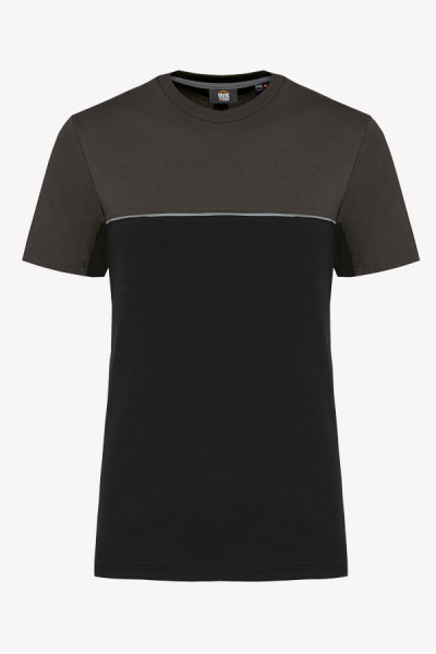Packshot T-shirt unisexe écoresponsable personnalisable - Couleur black dark grey - Marque Workteam Packshot T-shirt unisexe écoresponsable personnalisable - Couleur black dark grey - Marque Workteam