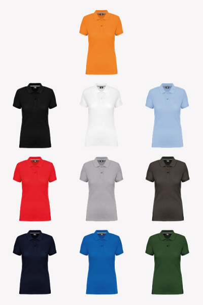 Nuancier polo uni femme personnalisable - 10 couleurs disponibles - Marque Workteam Nuancier polo uni femme personnalisable - 10 couleurs disponibles - Marque Workteam