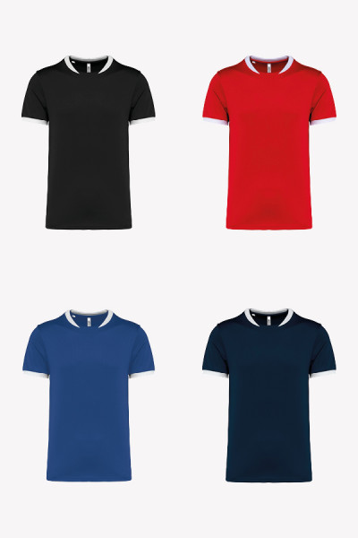 Packshot maillot sportif - Vue de dos pour personnalisation numéro et nom - Marque Pro-Act