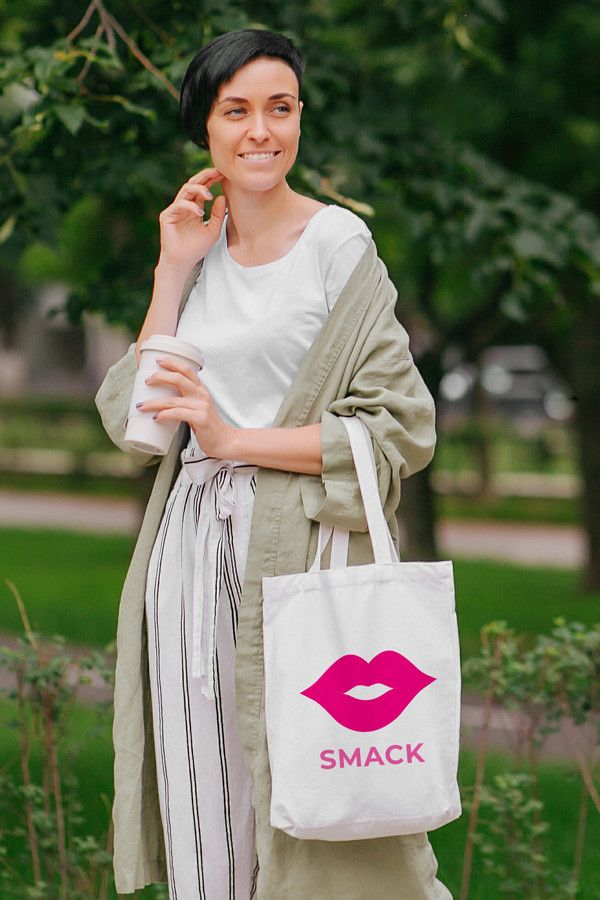 Tote bag personnalisé lèvres