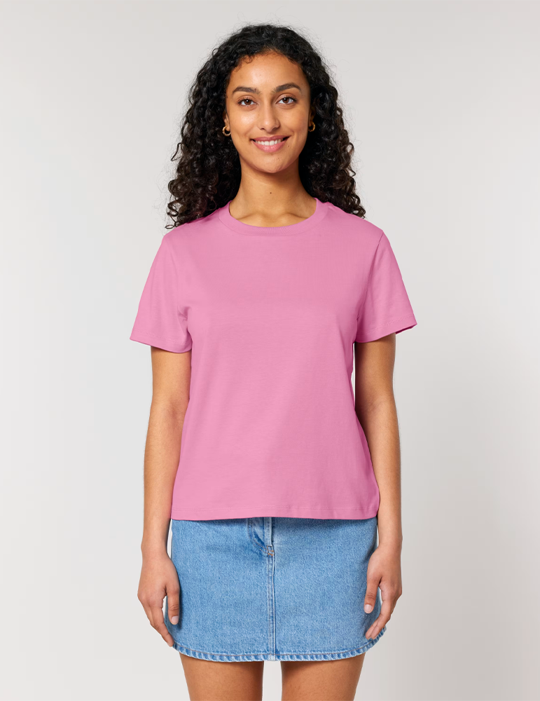 Tshirt manches courtes STTW172 femme bubblepink mannequin