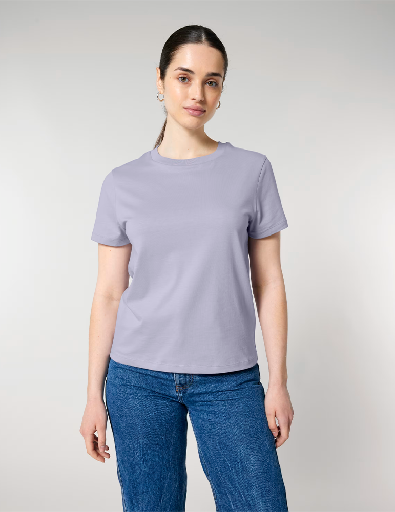 Tshirt manches courtes STTW172 femme lavender mannequin