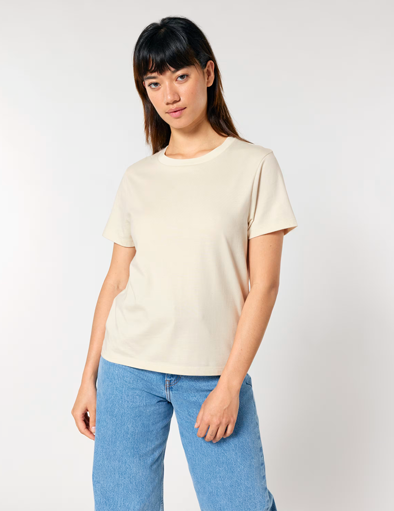 Tshirt manches courtes STTW172 femme ivory mannequin
