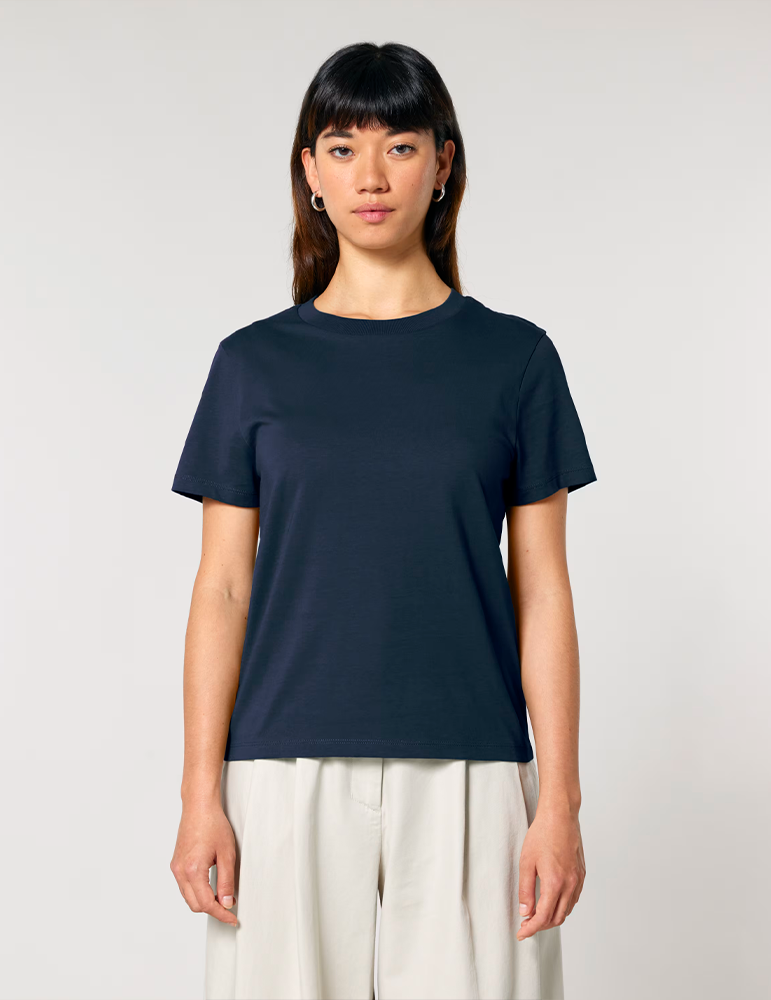 Tshirt manches courtes STTW172 femme navy mannequin