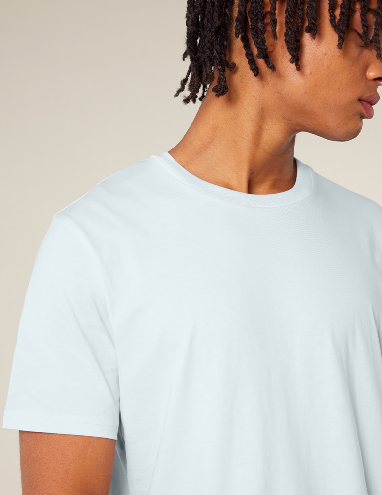 Tshirt manches courtes unisexe sttu169 blueice mannequin