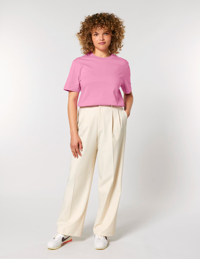 Tshirt manches courtes unisexe sttu169 cottonpink mannequin