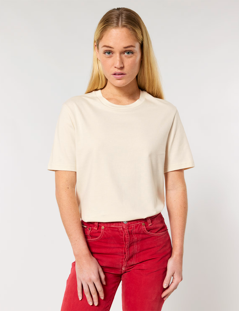 Tshirt manches courtes unisexe sttu169 naturalraw mannequin