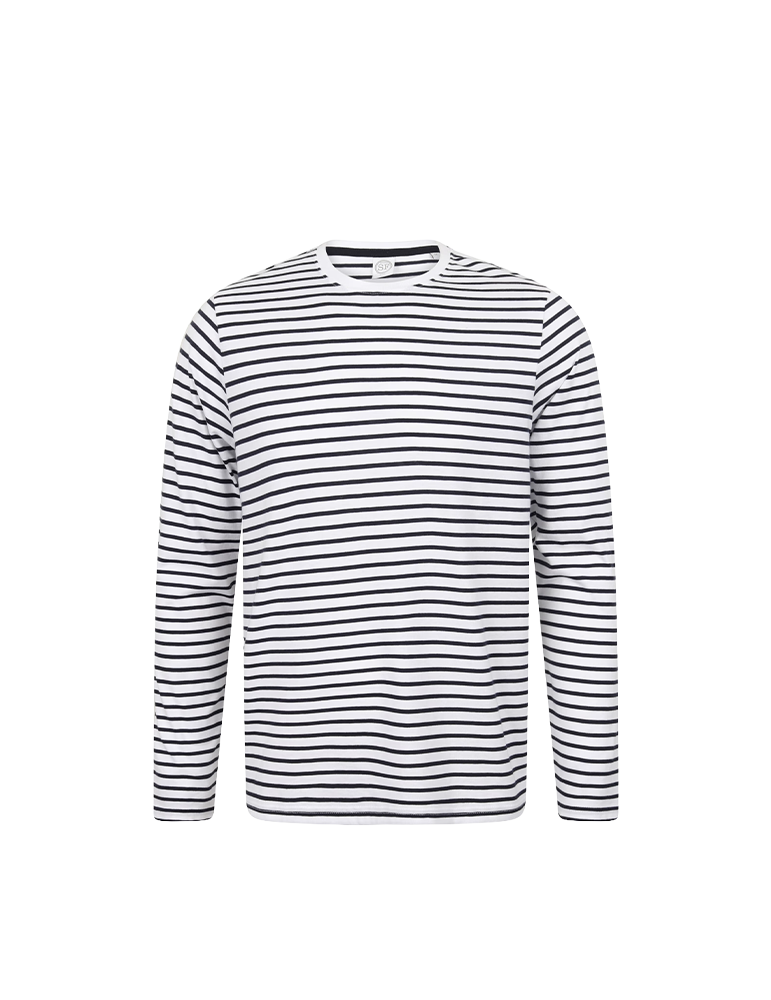 T-shirt manches longues rayé unisexe SFM204