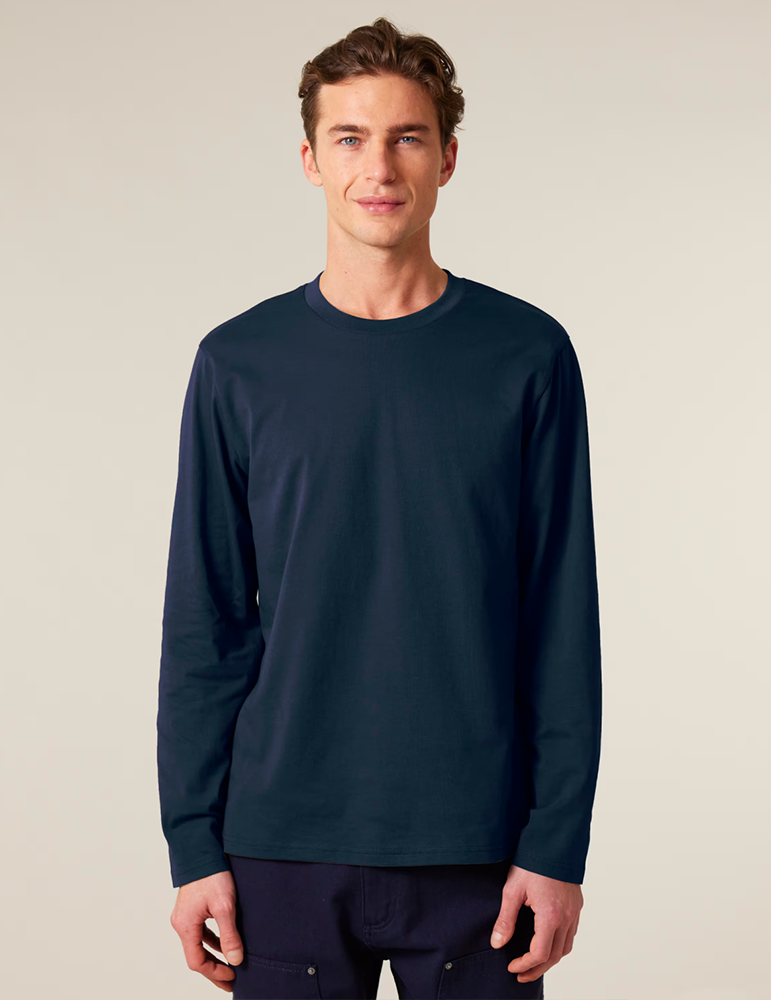 Tshirt manches longues unisexe sfm204 frenchnavy mannequin