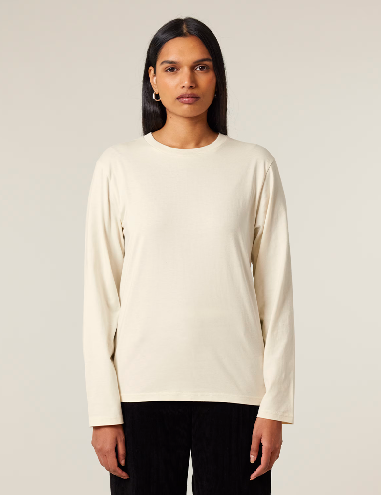 Tshirt manches longues unisexe sfm204 naturalraw mannequin