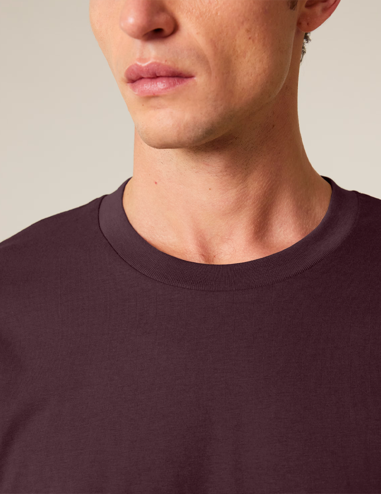 Tshirt manches longues unisexe sfm204 redbrown focus