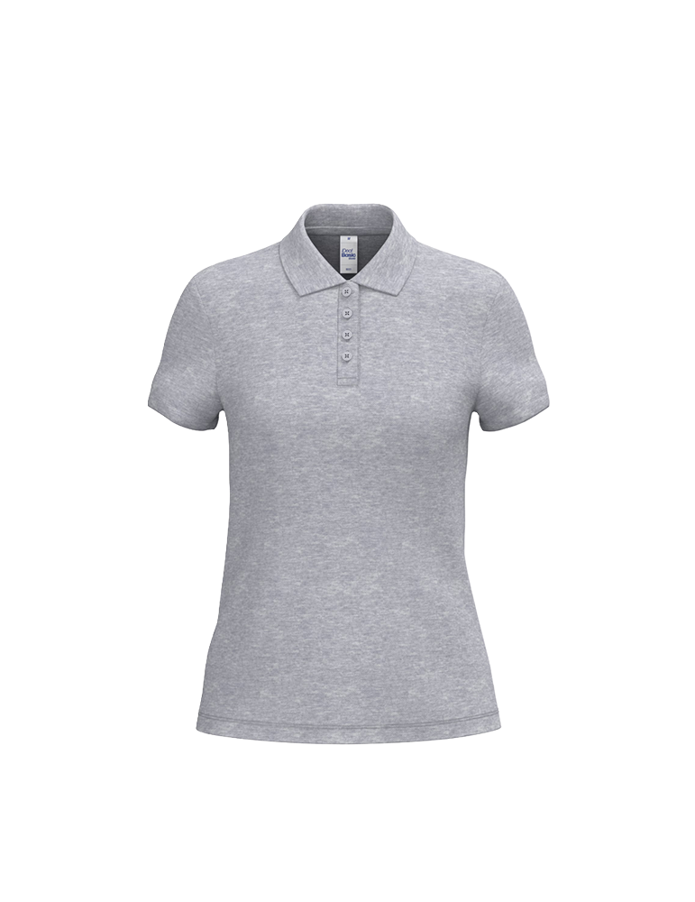 Polo piqué manches courtes femme IB221 idealoxfordgrey article