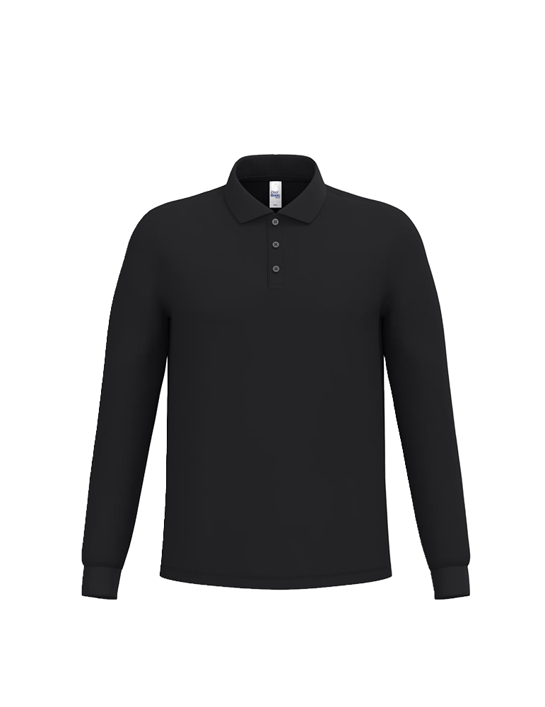 Polo piqué manches longues homme IB222