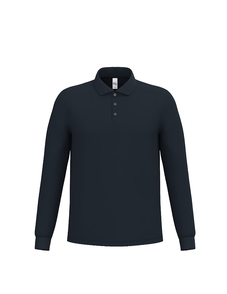 Polo pique manches longues homme IB222 idealnavy article