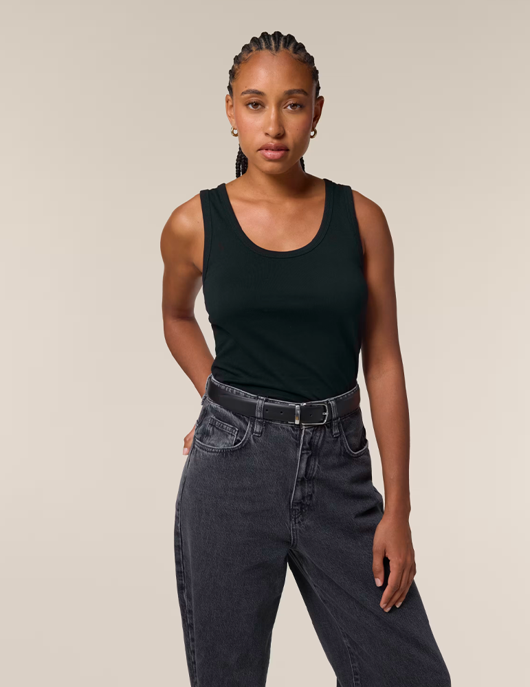 Debardeur femme STTW963 black mannequin