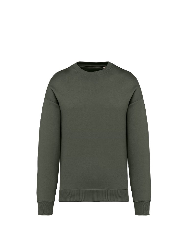 Sweat oversize coton unisexe ns407 organickhaki article