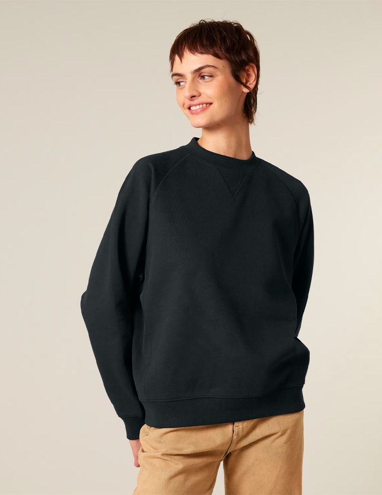 Sweat premium unisexe STSU201 black mannequin