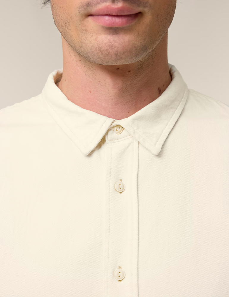 Chemise coton unisexe STW975 naturalraw focus