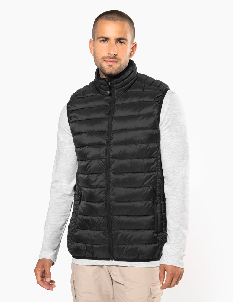Doudoune sansmanches homme K6113 black mannequin
