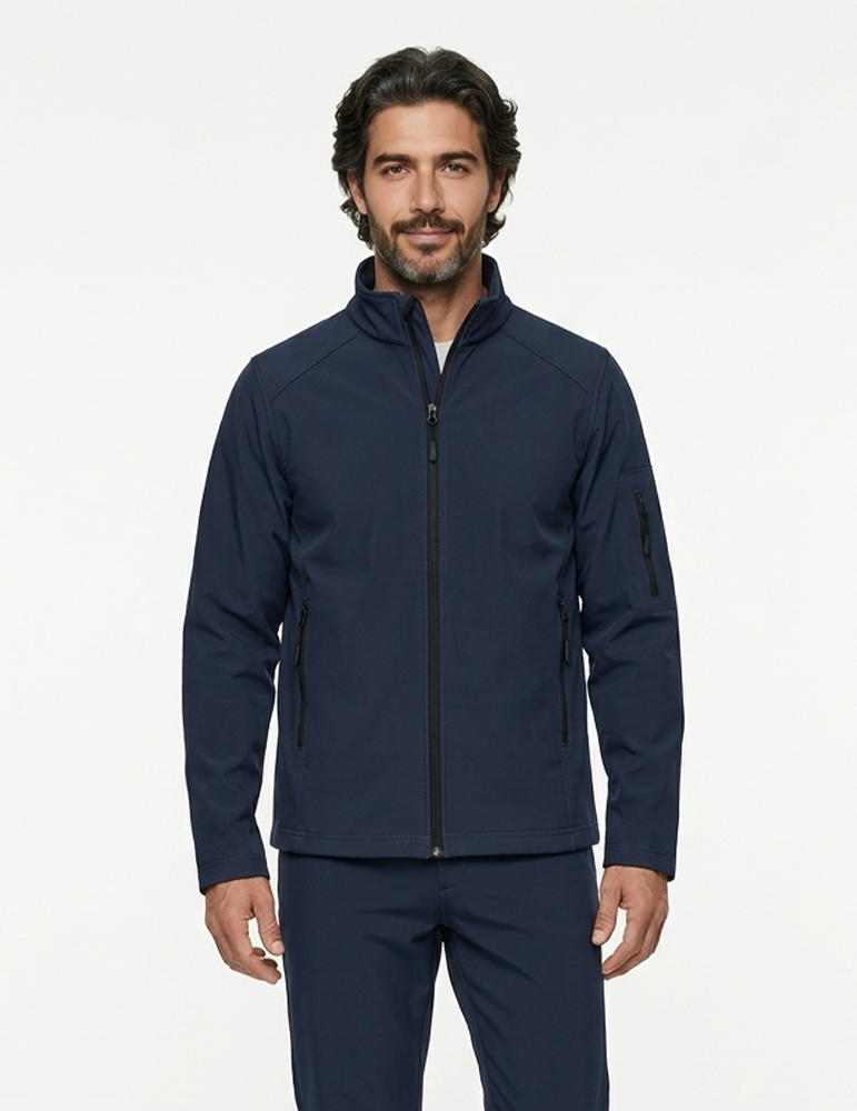 Veste softshell homme K401 navy mannequin
