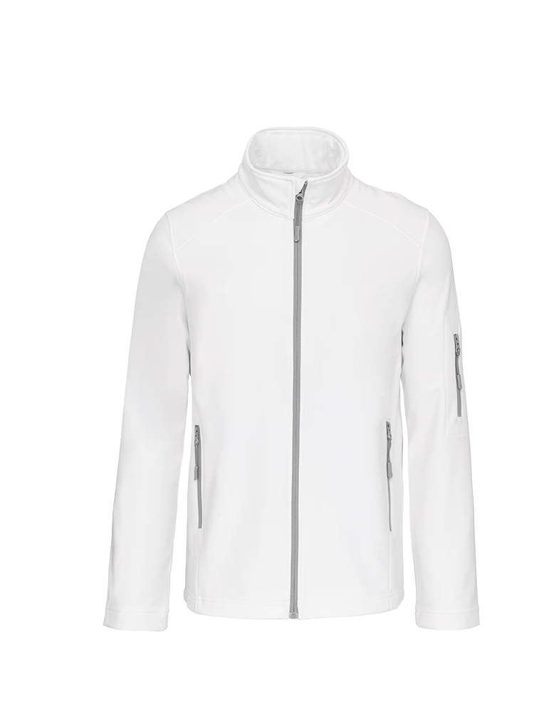 Veste softshell homme K401 white article