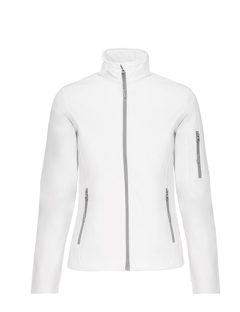Veste softshell femme K400 white article