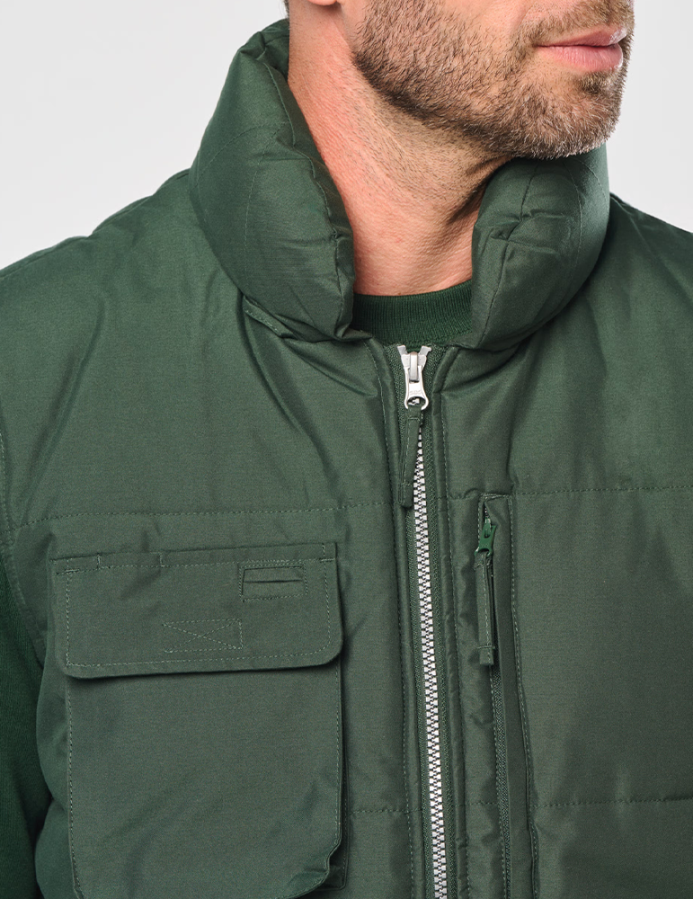 Bodywarmer sans manches forestgreen wk615 focus