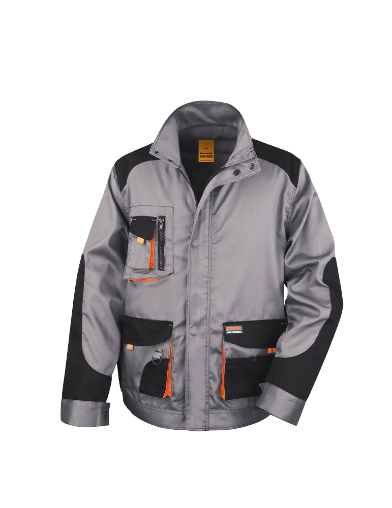 Veste lite homme R316x grey black orange article