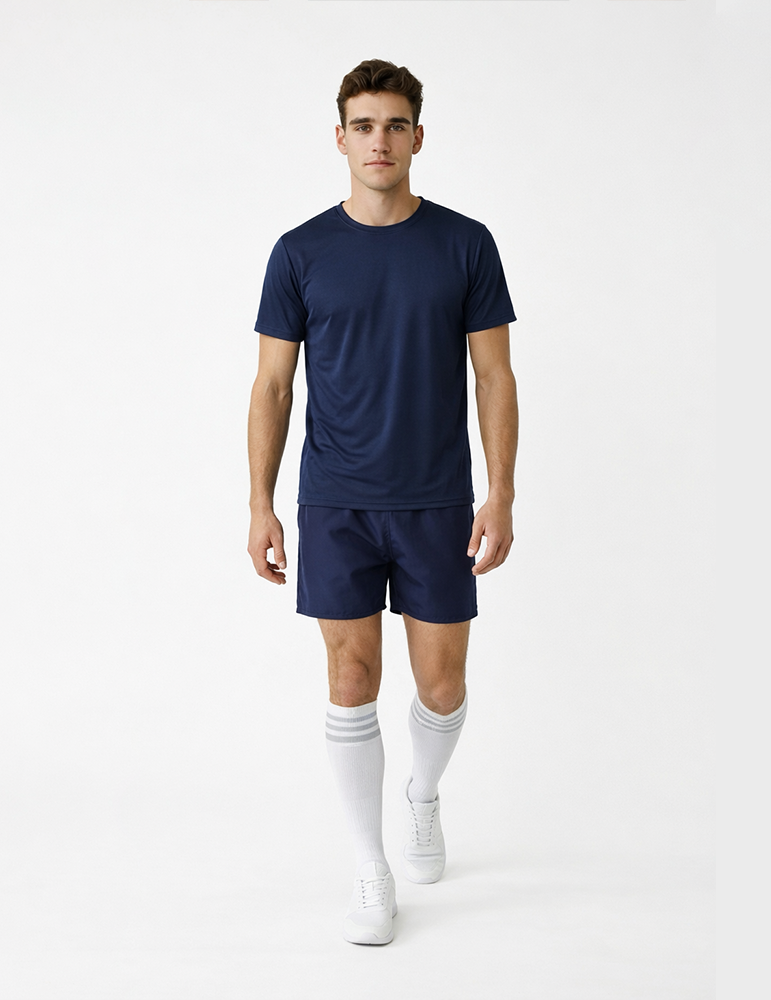 Short sport unisexe pa136 navy mannequin