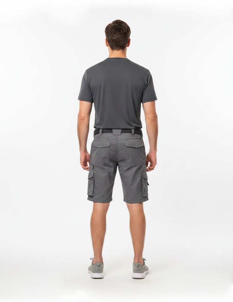 Bermuda workwear homme wk763 grey mannequin dos