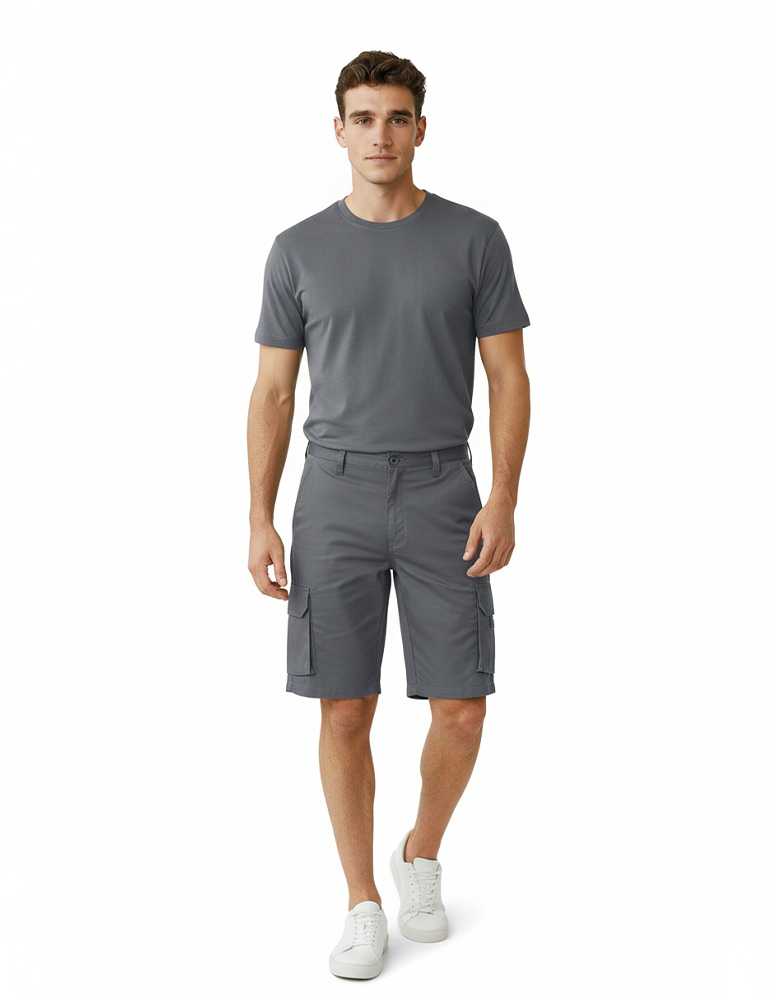 Bermuda workwear homme wk763 grey mannequin