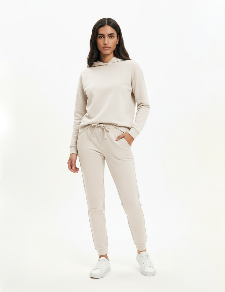 Jogging écoresponsable femme K7027 clay mannequin