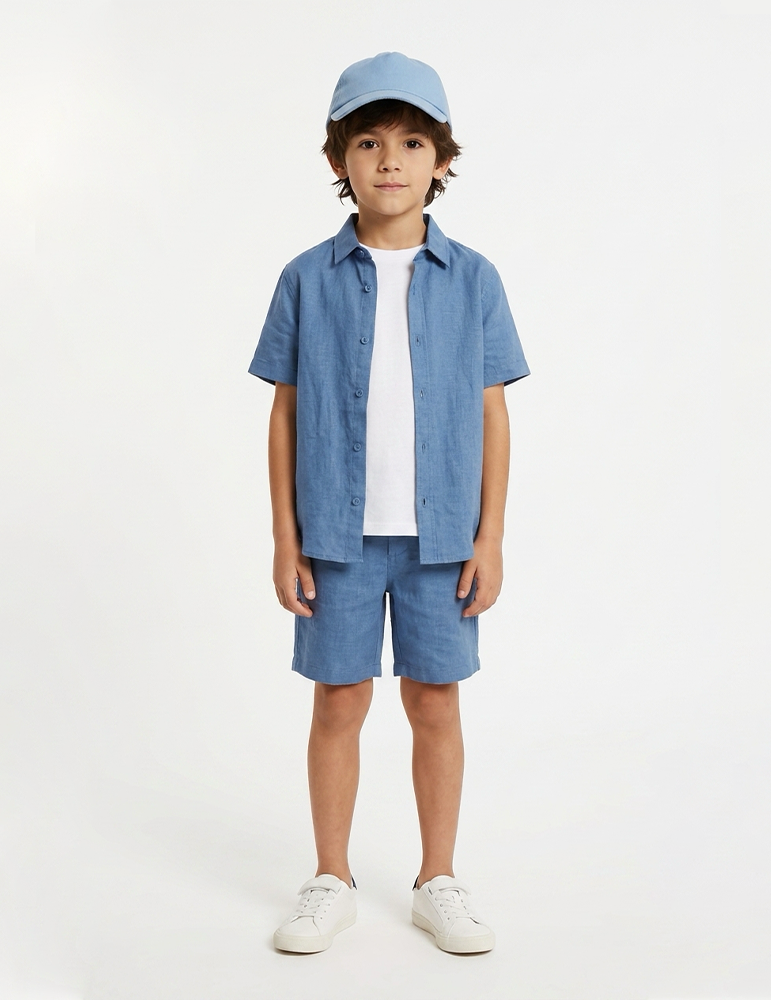 Casquette enfant kp041 skyblue mannequin