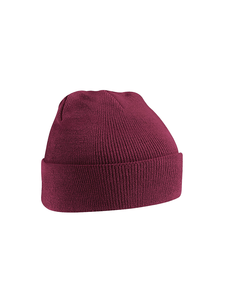 Bonnet à revers burgundy B45 article