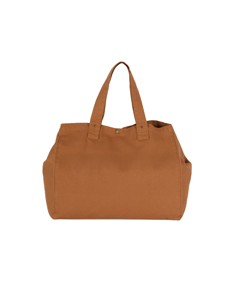 Sac shopping coton delave ki3208 washedcaramelcoffee article