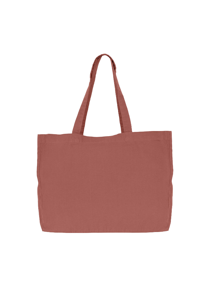 Sac shopping coton ki3212 washedpinkochre article