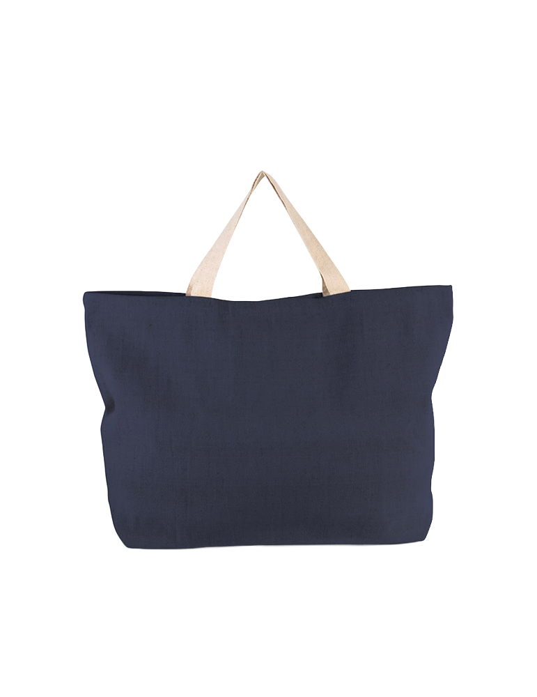 Grand sac fourre tout esprit rustique KI0260 navy article