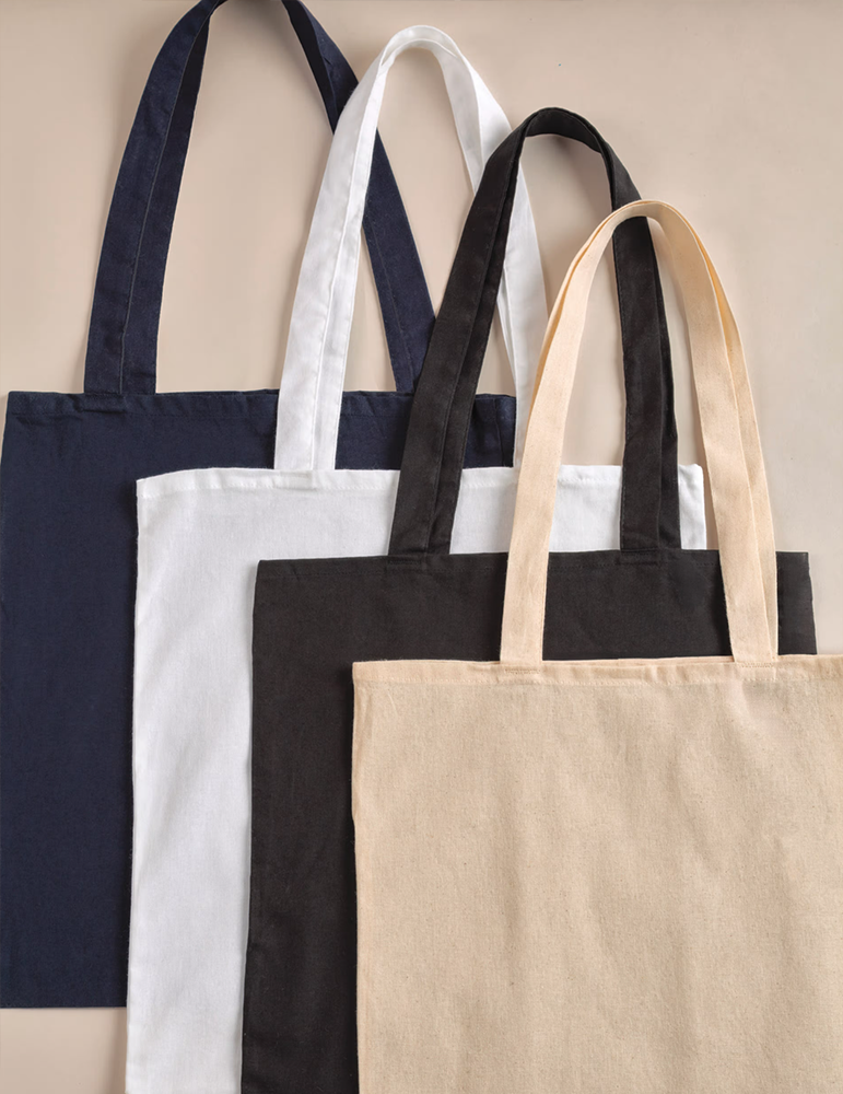 Totebag coton longues anses KI3223 all coloris
