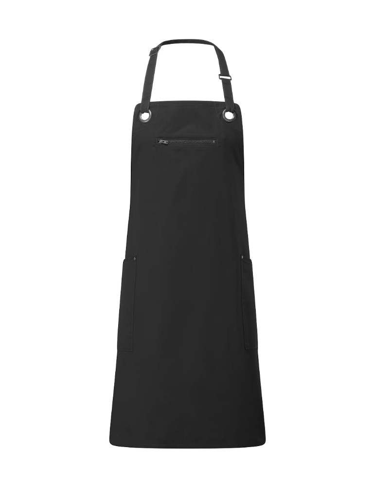 Tablier écoresponsable contrasté PR121 black charcoal article