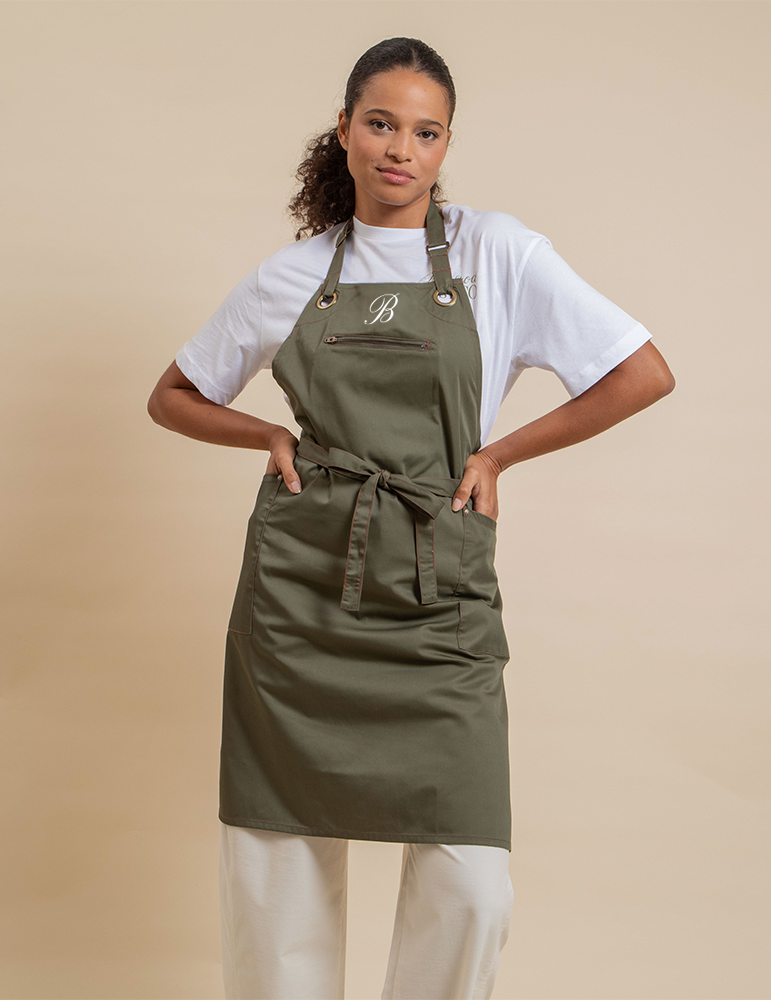 Tablier écoresponsable contrasté PR121