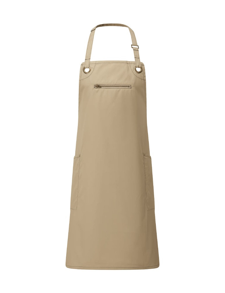 Tablier écoresponsable contrasté PR121 khaki brown article