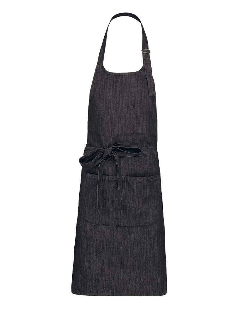 Tablier polycoton poche k890 blackdenim article