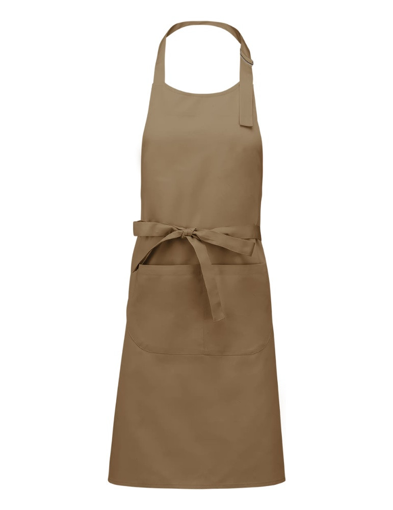 Tablier polycoton poche k890 camel article