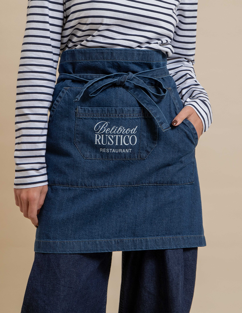 Tablier coupecourte K899 denim focus
